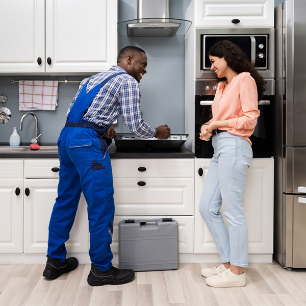 can you provide an estimate for cooktop repair before beginning any work in Cadogan PA